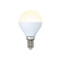 Volpe LED-G45-7W/WW/E14/FR/NR картон Лампочка светодиодная 
